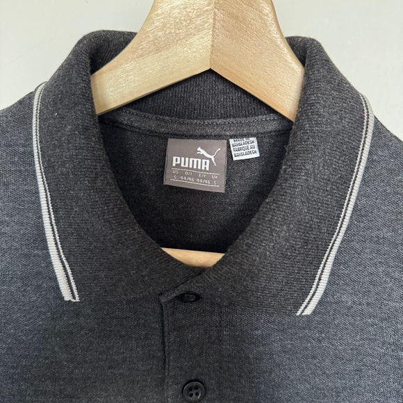 Puma Men’s Slim Fit Polo | Size S | Color Gray - Picture 5 of 5